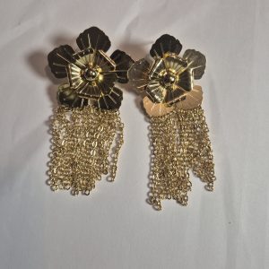 Gold plated earring