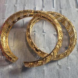 Gold plated 2 pieces bangle