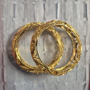 Gold plated 2 pieces bangle