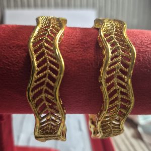 Gold plated 2 pieces bangle