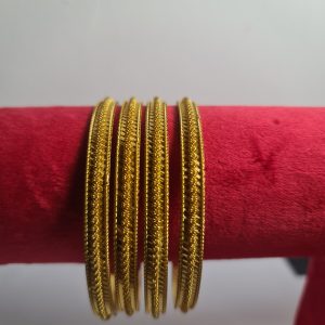 4 pieces gold plated bangle Size 12